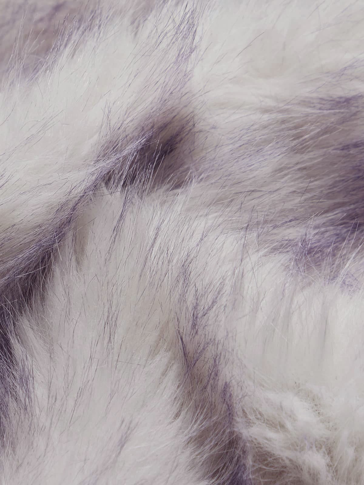 Oversized Reversible Plush Hooded Jacket with Faux Fur Lining