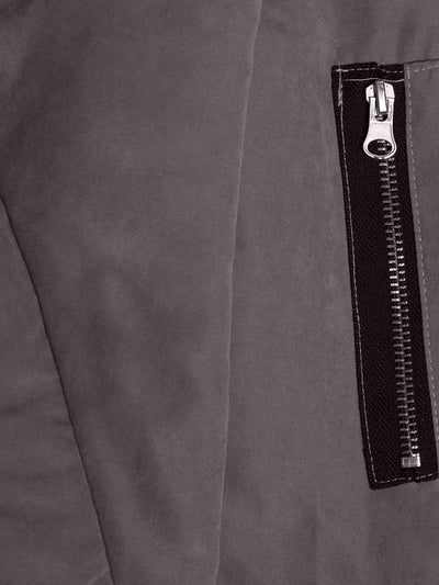 Oversized Reversible Plush Hooded Jacket with Faux Fur Lining