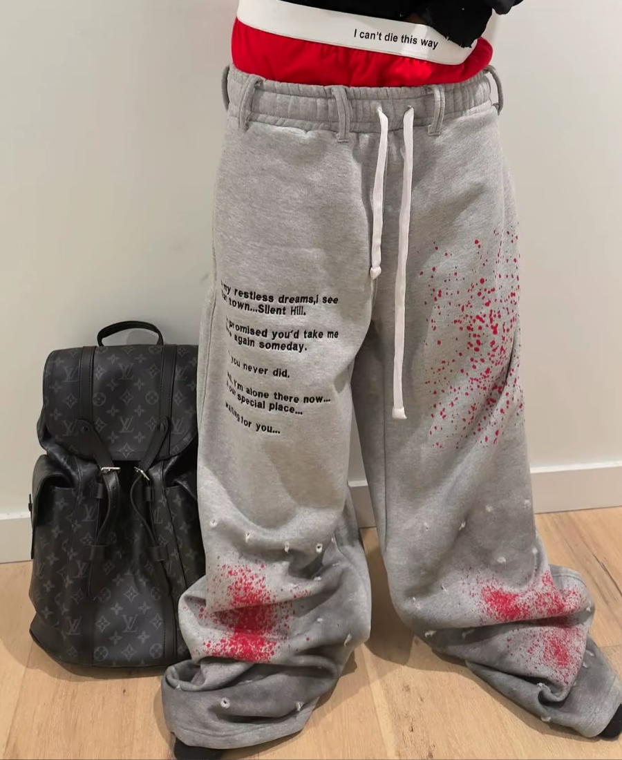 Men's Brushed Fleece Jogger Sweatpants with Zippered Pockets
