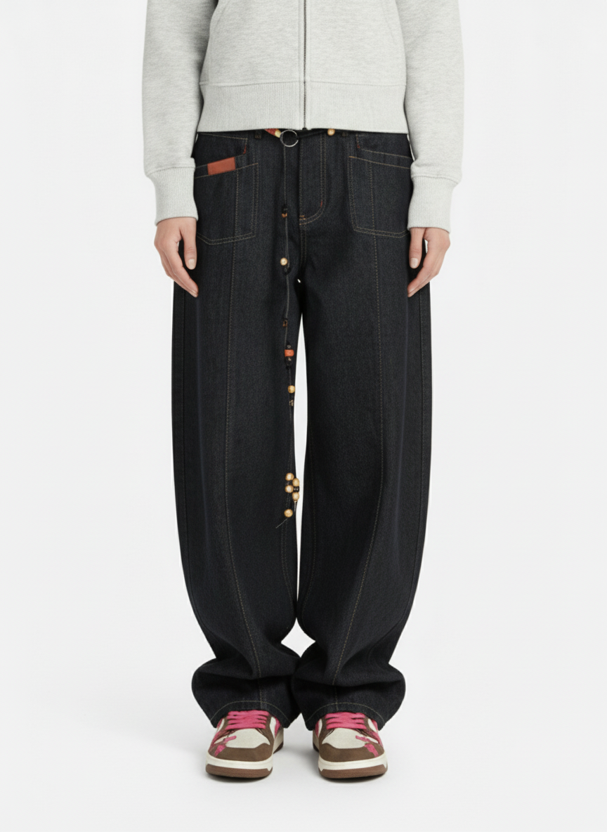 American Retro Gradient Letter Print Splicing Cardigan Fur Collar Coat