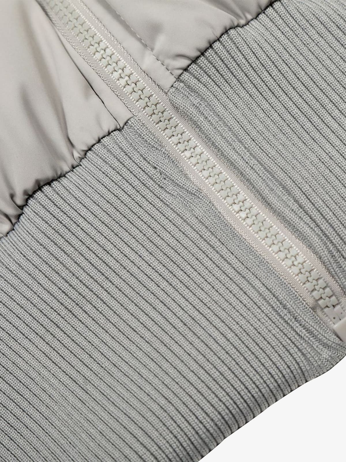 Retro Quilted Floral Print Jacket with Faux Fur Collar