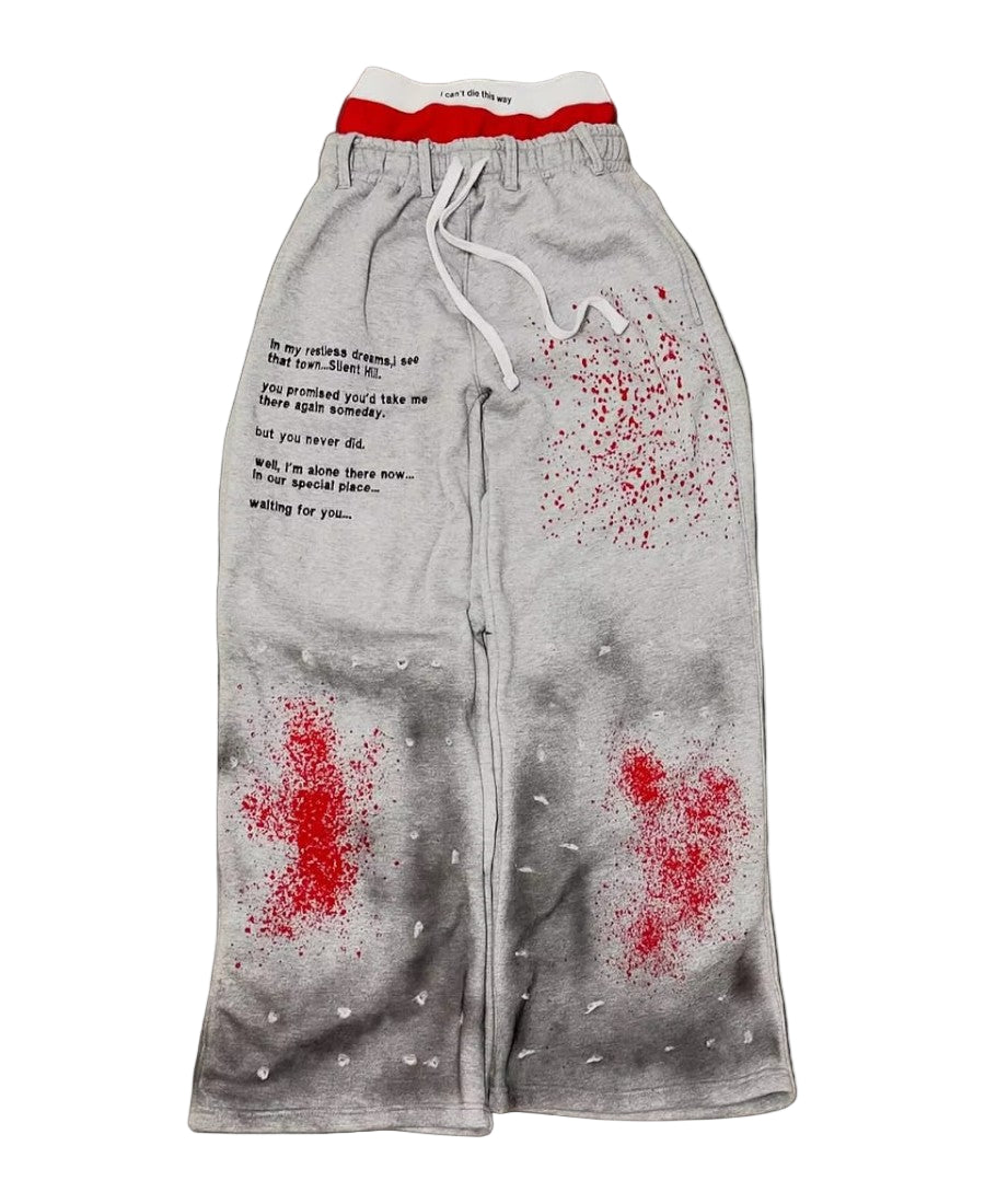 Men's Brushed Fleece Jogger Sweatpants with Zippered Pockets