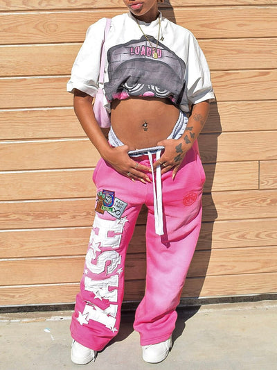 Women's Cotton Fleece Tracksuit Set with Jogger Hoodie