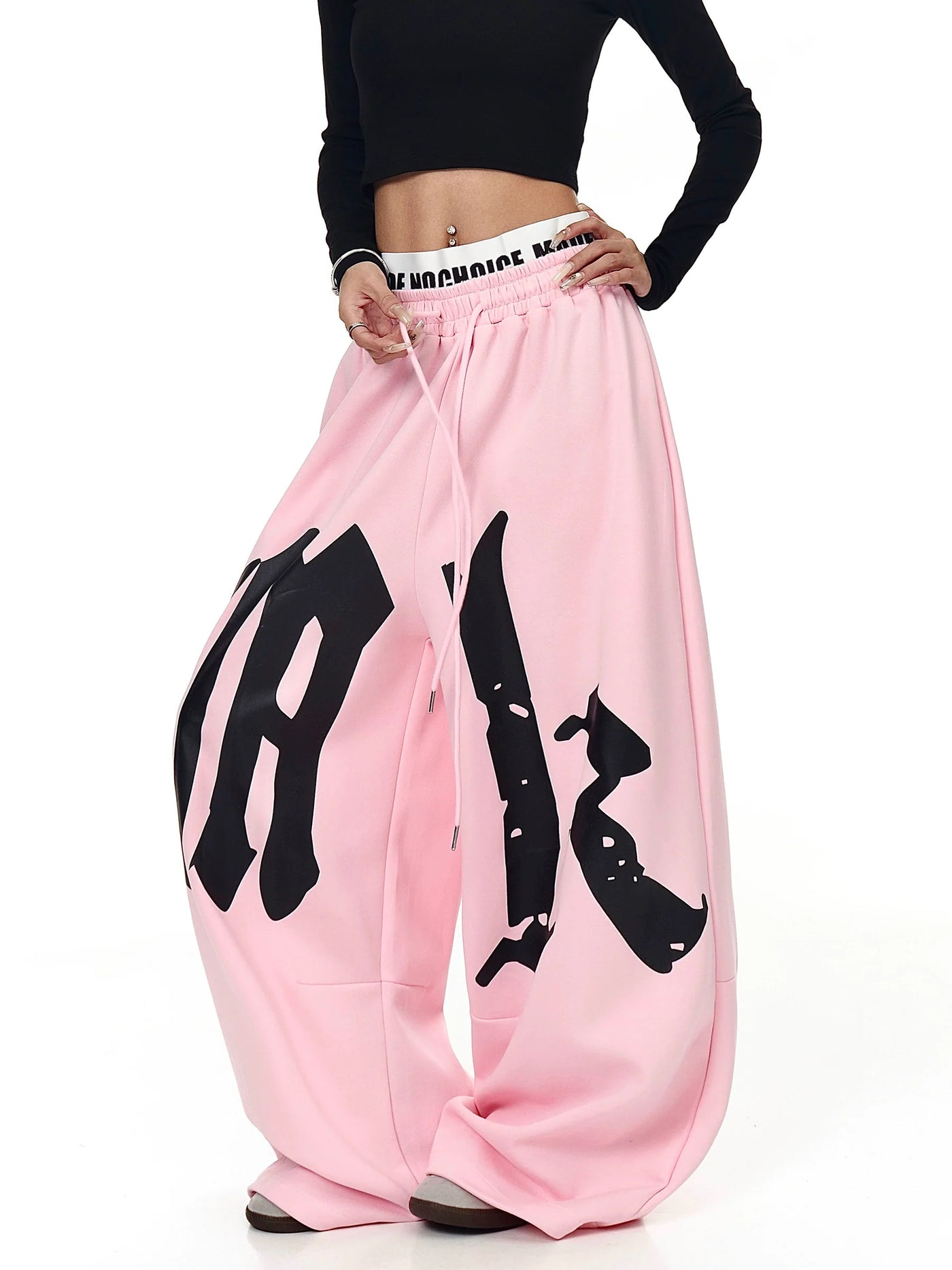 Retro American Loose Straight Fit Unisex Cotton Jogger Pants