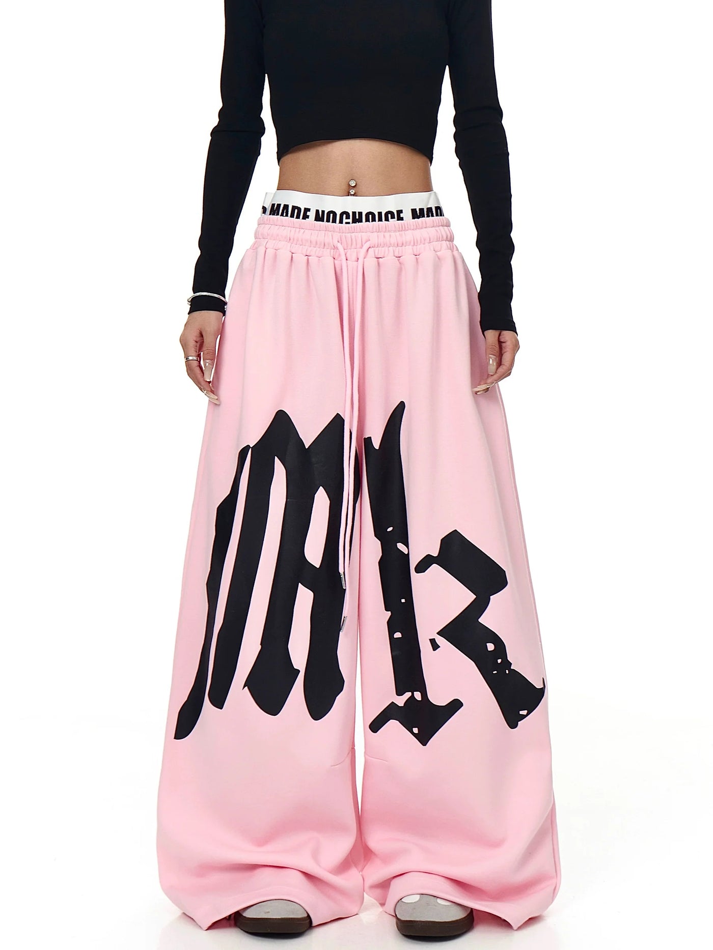 Retro American Loose Straight Fit Unisex Cotton Jogger Pants