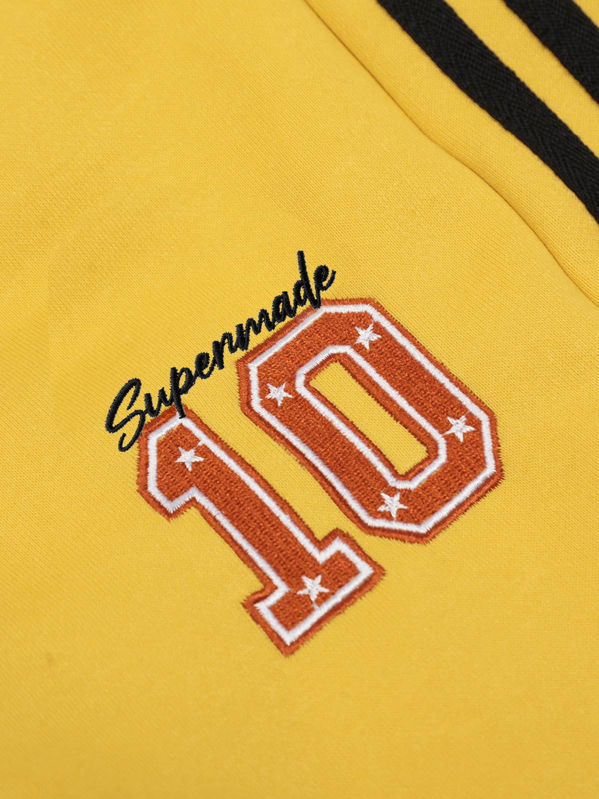 Vintage Paratrooper Wide-Leg Fleece Pants with Side Stripe Drawstring Waist