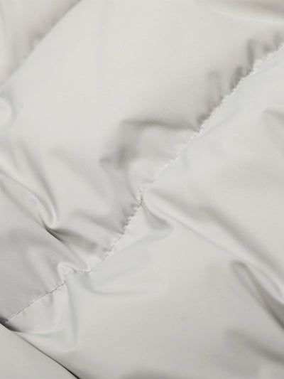 Retro Quilted Floral Print Jacket with Faux Fur Collar