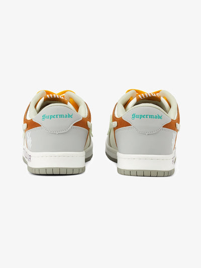 Sunflower Hip-Hop Skate Shoes: Modern Streetwear with Reflective Details and Zipper