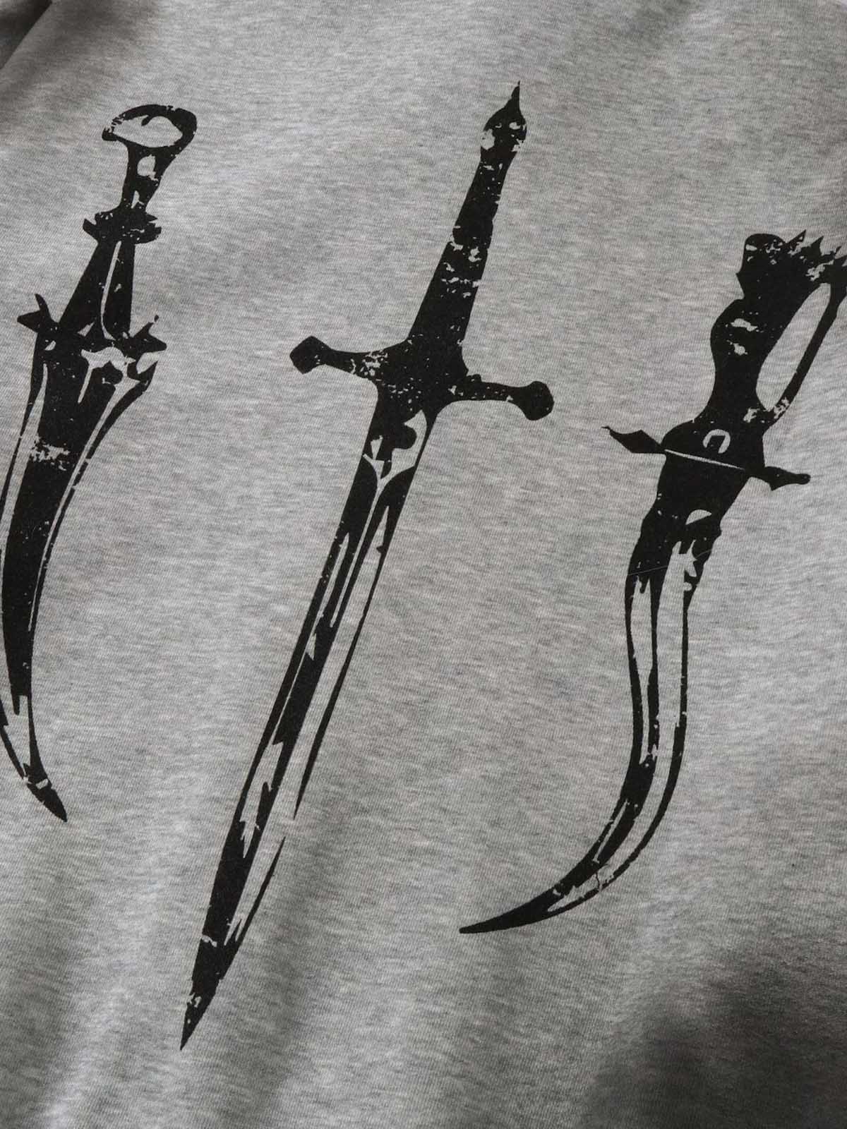 Supermade Mortemartt Fur-Trim Wasteland Hoodie Zip-Up Graphic Jacket