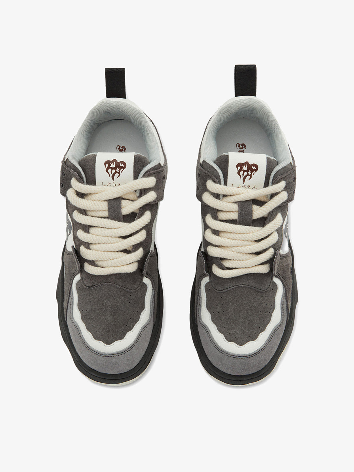 Monochrome Shadowwave Heavy-Duty Camouflage Canvas Street Sneakers with Reflective Laces